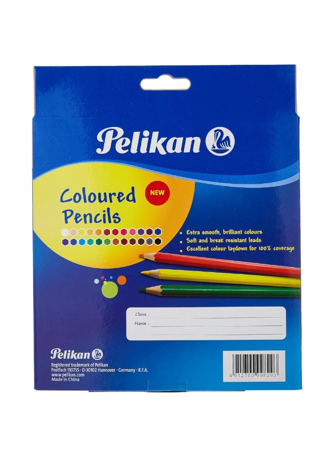 Pelikan 24-Piece Bright and Vibrant Soft Tip Colored Pencils Multicolour 15 x 2 x 12 cm PEL-998294 - Image 2